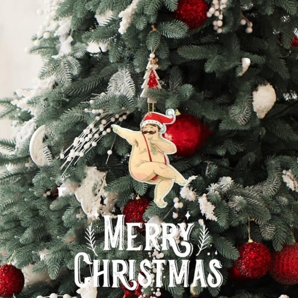 Juleprank vedhæng Juletræ hængende dekoration 5 5 5