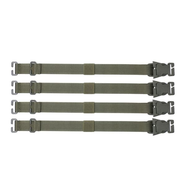 4 Stk Tactical MOLLE Stroppe Kompressionsstropper SORT Black
