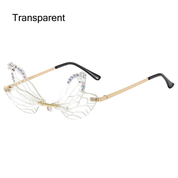Dragonfly Wing Solglasögon Skärmar TRANSPARENT TRANSPARENT Transparent