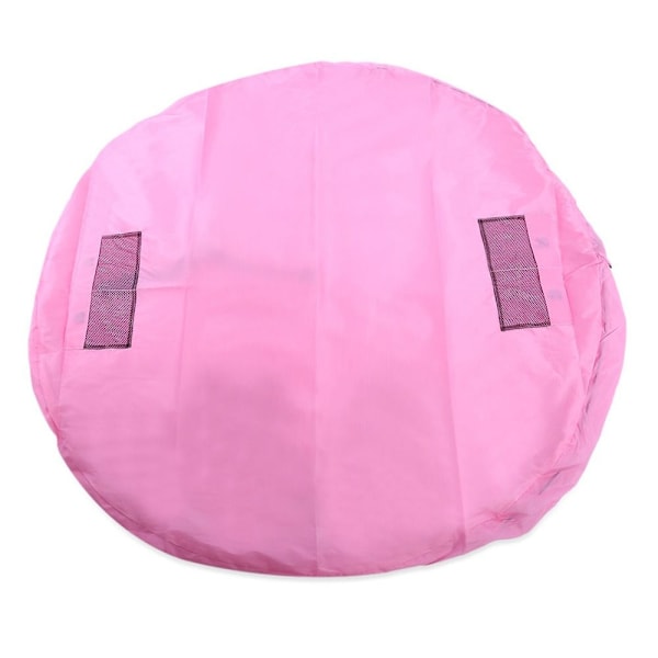 Leksaksmatta förvaringsväska Leksaksförvaringsväska ROSA L Pink L