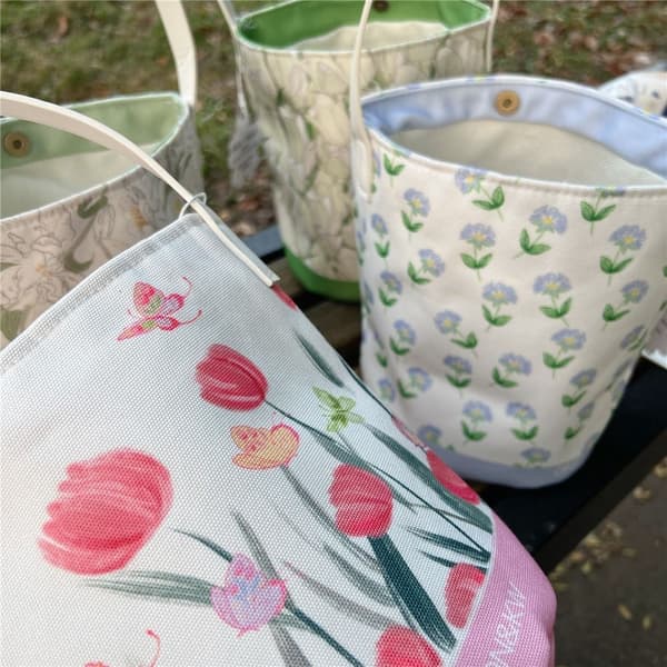 Canvas Bucket Bag Kangaskassi 3 3 3