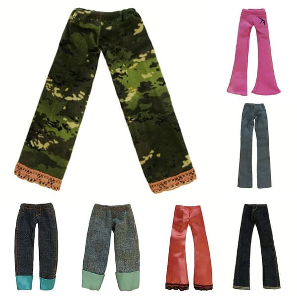 Blommiga jeans läderbyxor 1 1 1