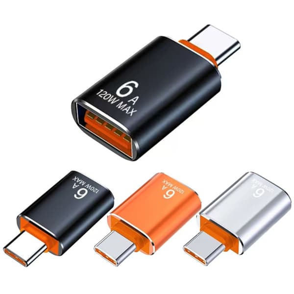 Typ C Till USB 3.1 Adapter Typ C Hane Till USB Hona SILVER Silver