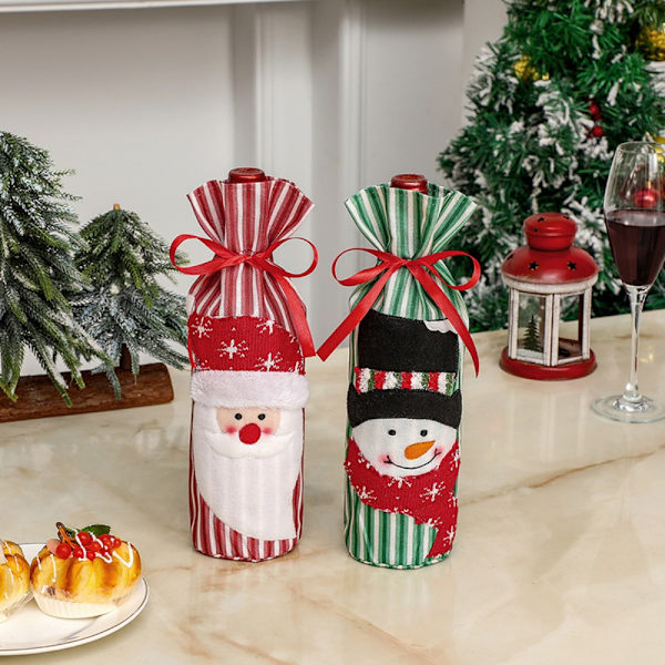Christmas Wine Bottle Cover Champagne Bottle Cover SNOWMAN Snowman