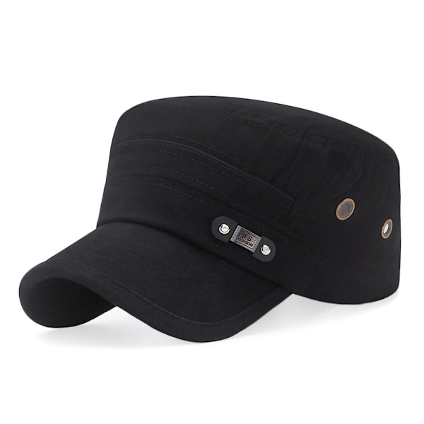 Army Hat Baseball Cap SVART Black
