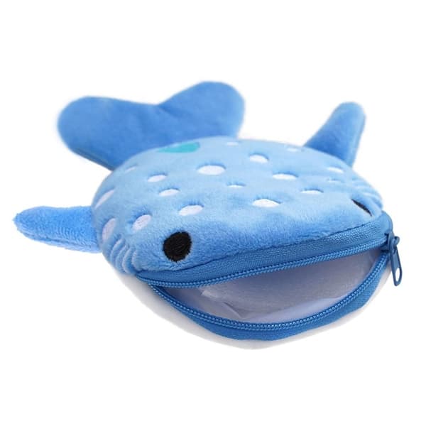 Shark Coin Purse Myntpose BLÅ Blue