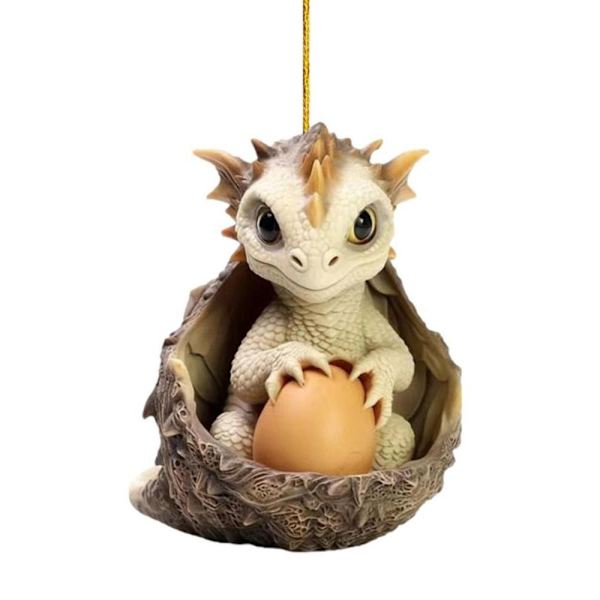 Drageegg hengende anheng juletrepynt 4 4 4