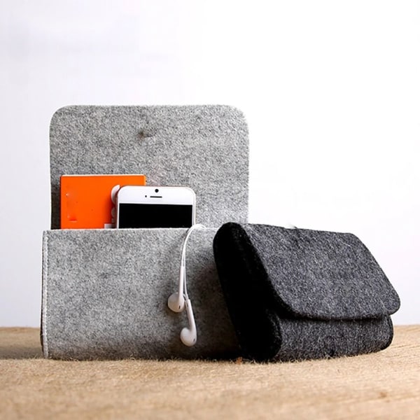 Organizer Minihuopalaukku TUMMANHARMAA Dark Grey