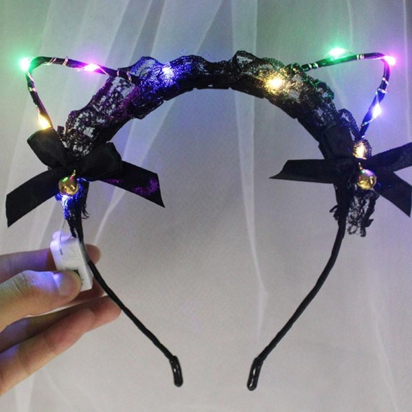 LED Feather Wreath Crown Pandebånd 10 10 10