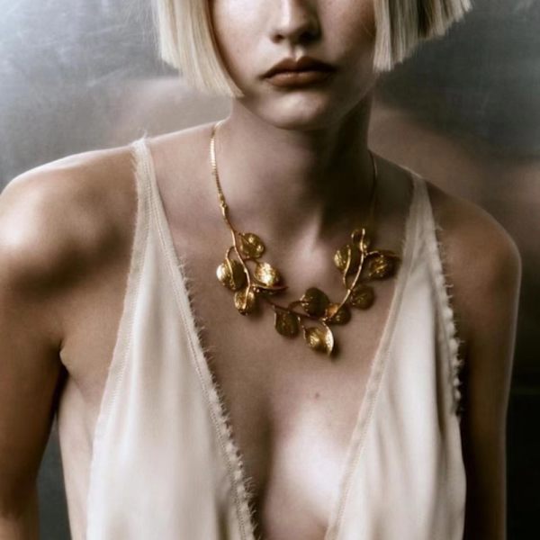 Vedhæng Choker Halskæde Gyldne Halskæder GULD HALSKÆDE GULD Gold Necklace