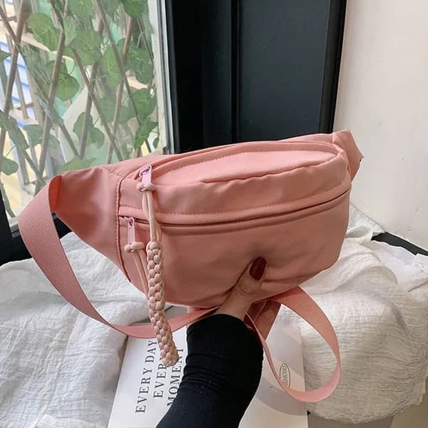 Lærredstaske Crossbody-tasker HVID White
