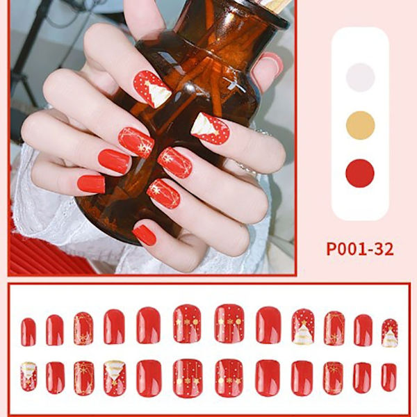 Christmas Fake Nails Christmas Nail Enhancement 06 06 06