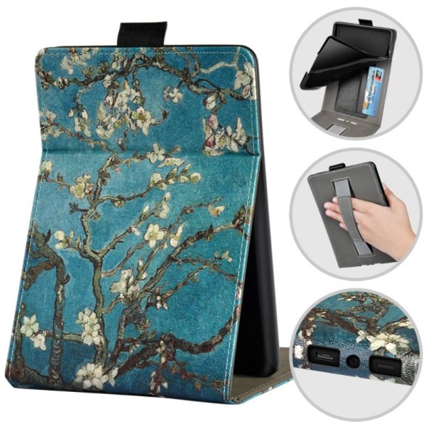 Smart Cover E-bok Leser Stativ Veske APRICOS BLOSSOM APRICOT Apricot Blossom