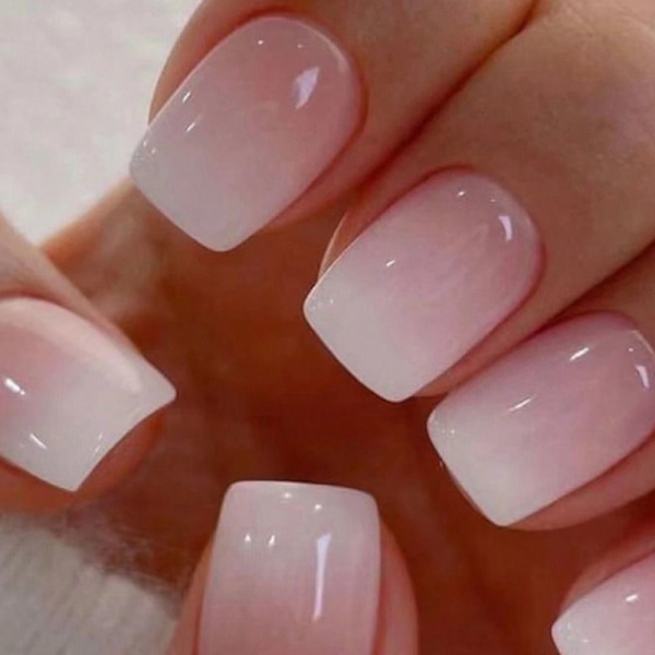 Franska Fake Nails False Nail Press på naglar