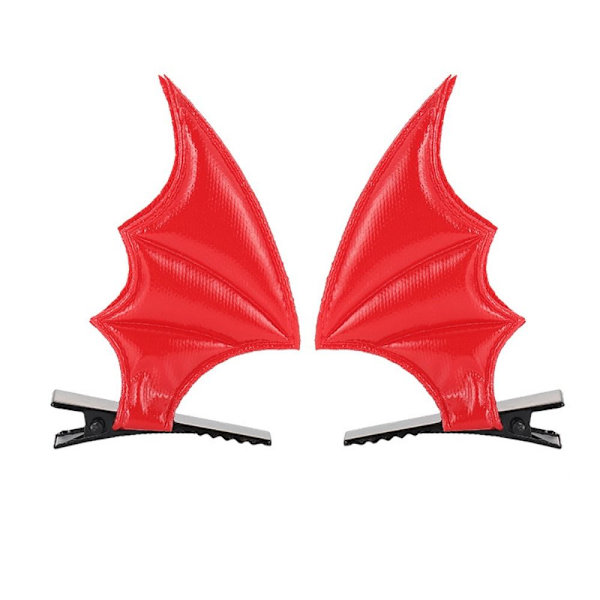 3 par Halloween hårnålar Devil Ears Pannband RÖTT 01 01 red 01-01