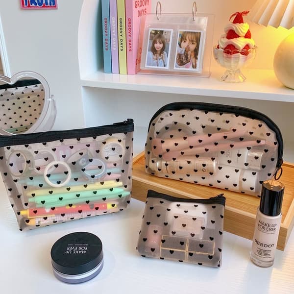 Kosmetisk taske Makeup-taske SORT 4 4 black 4-4