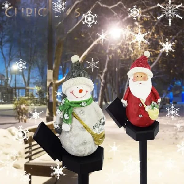 Solar Light Stake Lampe JULLEMANN Santa Claus