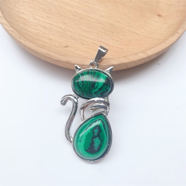 Cat Pendant Halsband Stenhängen 7 7 7