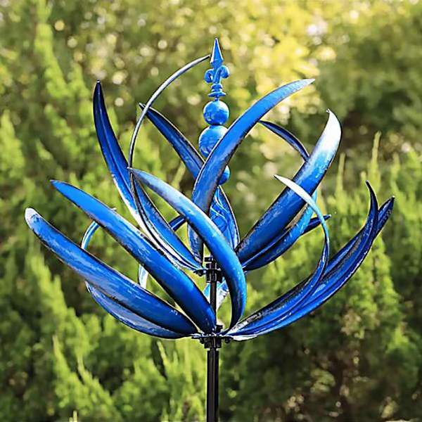 Windmill Decor Roterande däck Wind Chime