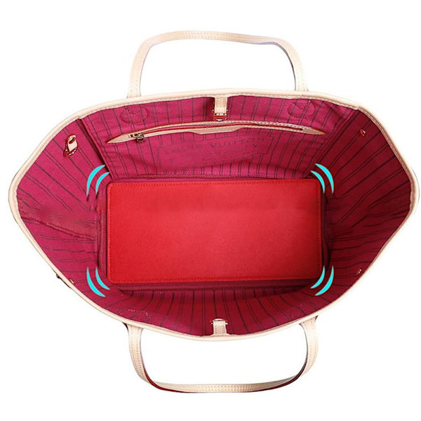 Filt Base Shaper Tote Bag Bundstøtte SORT L black L
