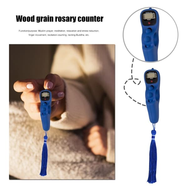 Elektronik Digital Counter Rosary Beads Timer 9 9 9