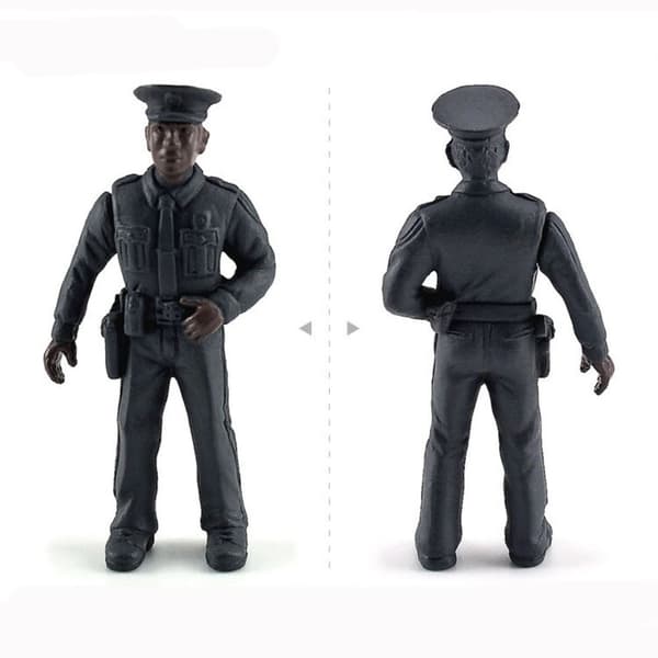 Simulation Personage Model Kunstig Postmand Pilot Figur
