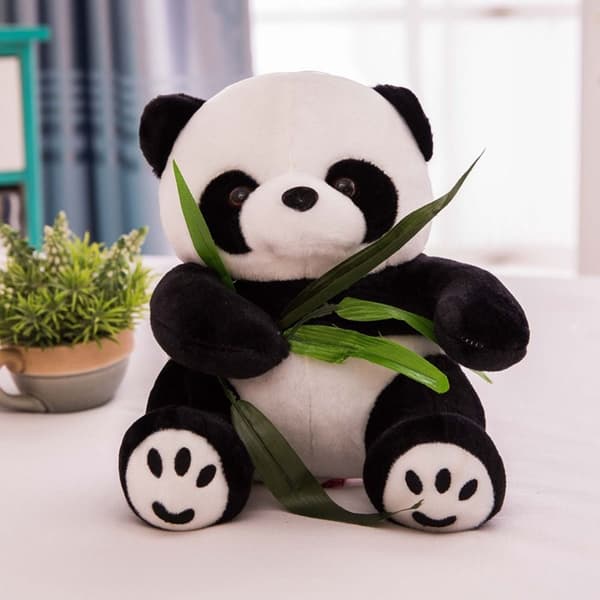 Plys Panda Udstoppede Dyr 28CM SIDENDE 28cmSitting
