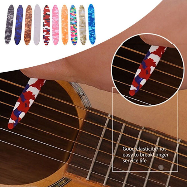 5 ST Elgitarrhackar Celluloid Plectrum 0,71MM 0.71mm