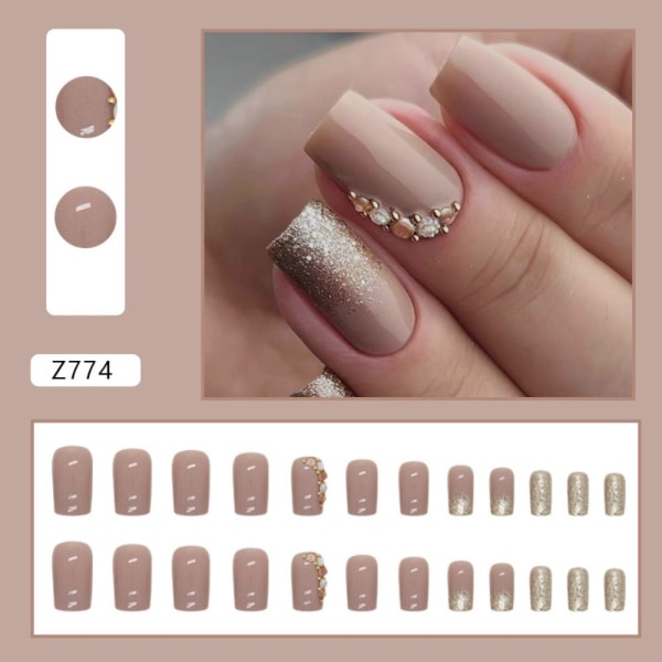 Falske Nails Fake Nials W1224 W1224 W1224