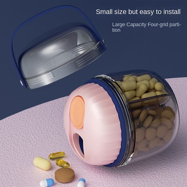 Pill Box Pill Organizer GRÅ gray