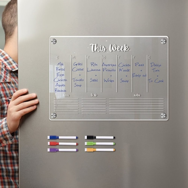 7 st Magnet Week Calendar Magnetic Refrigerator Sticker 57 57 57