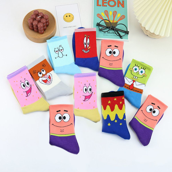 SpongeBob Cartoon Anime Funny Socks 2 2