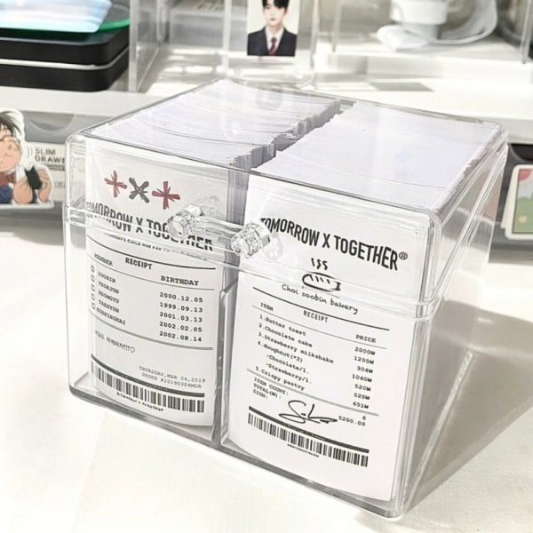 Photocard Storage Box Organizer 6 SLOTS 6 SLOTS 6 slots