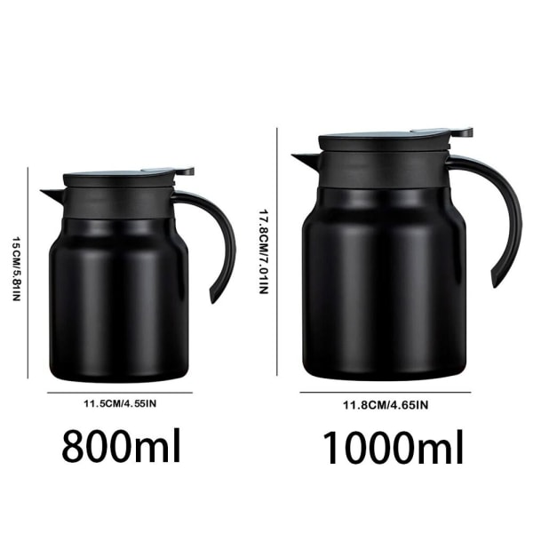 Kaffekande Kedel SORT 800ML Black 800ml