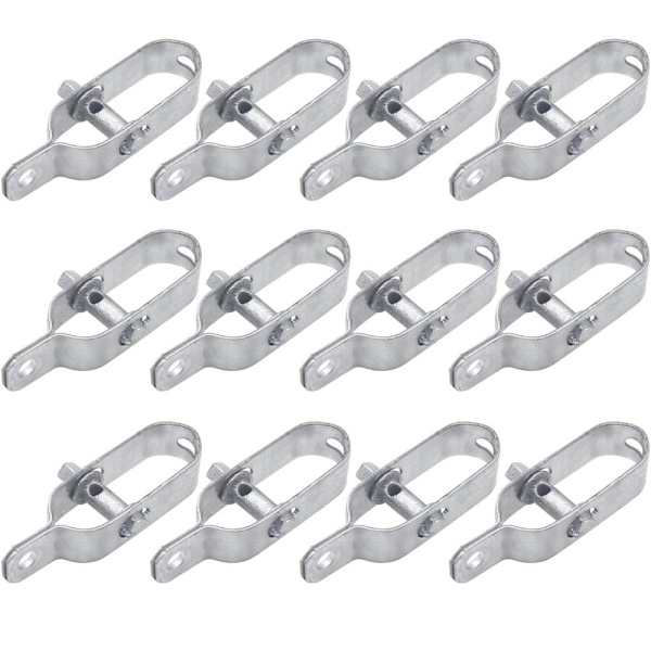 12 STK Snap Pipe Clamp Dobbeltrør 12PCS