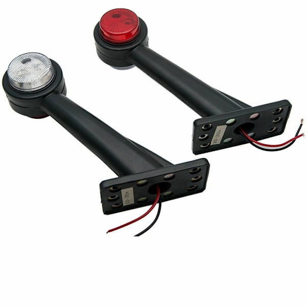 2 stk LED-sidemarkeringslys Parkeringskonturlampe Auto Bil