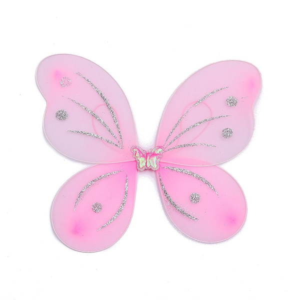 3 kpl / set Fancy Mekko Glitter Butterfly STYLE 2-ONLY WINGS STYLE Style 2-only wings