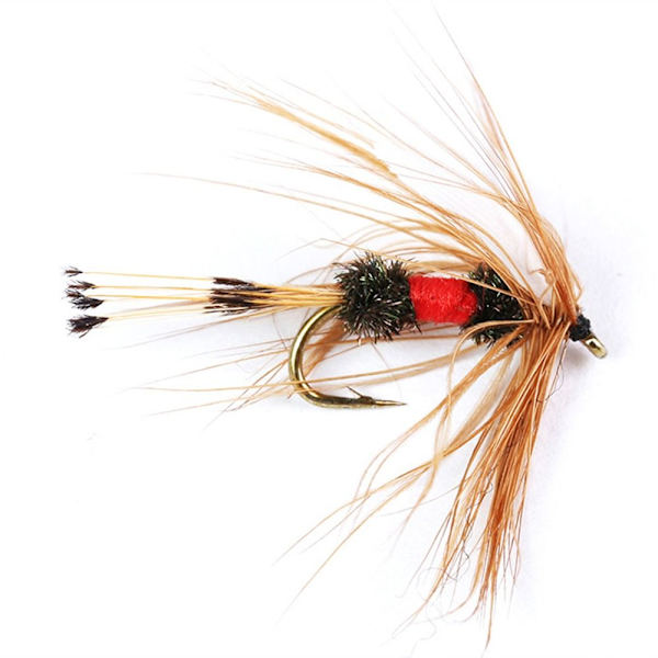 Fluefiske lokke Woolly Worm lokke 10STK-10 KROK 10STK-10 KROK 10pcs-10 Hook