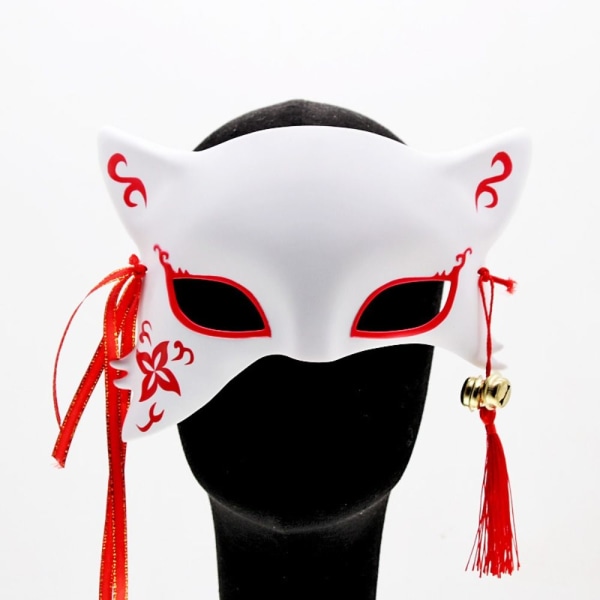 Cosplay Masker Anime Ansiktsdeksel HVIT white