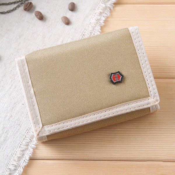 Canvas-lompakko Tri-fold Kolikkokukkaro ARMY GREEN army green