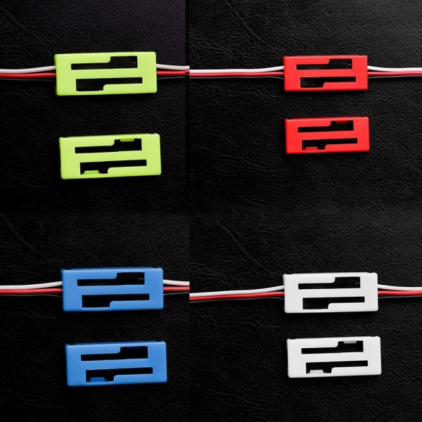 20 stk Servo Kabel Clip Forlænger Kabel Spænde Clip MIX FARVE Mix Color