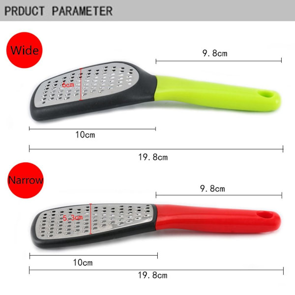 2kpl / set Juustoraastin Sitruunaraastin PUNAINEN Red