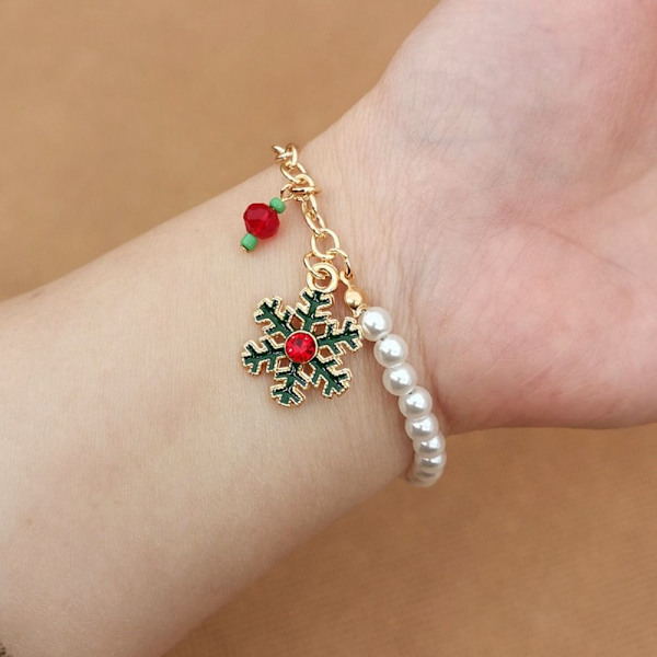 2ST Jularmband Xmas Tree Armband 7 7 7