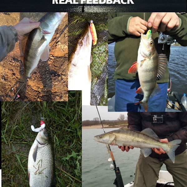 5 st Fiskedrag Fiske Mjuka beten C C C