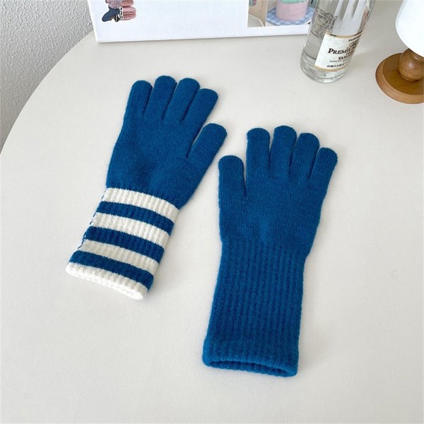 Stickade handskar Varma handskar SKY BLUE sky blue