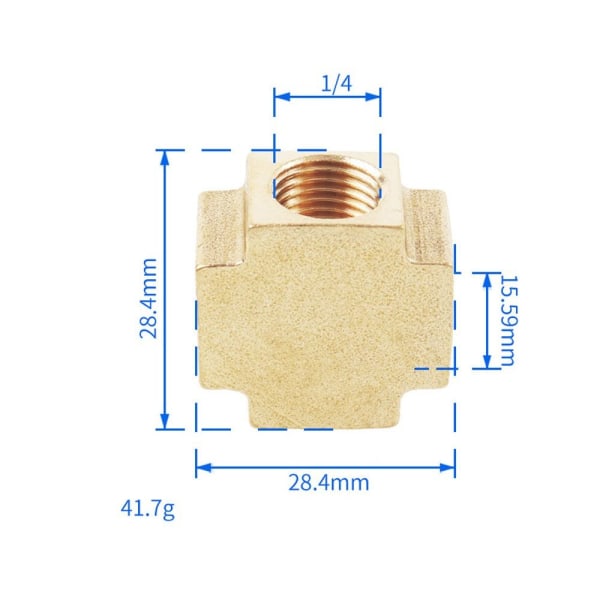 2 STK Pipe Fitting Street Tee Mann Run Tee 2PCS