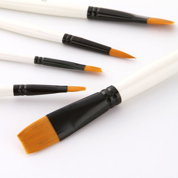 10 st Professionella Nylon Akvarell Penslar