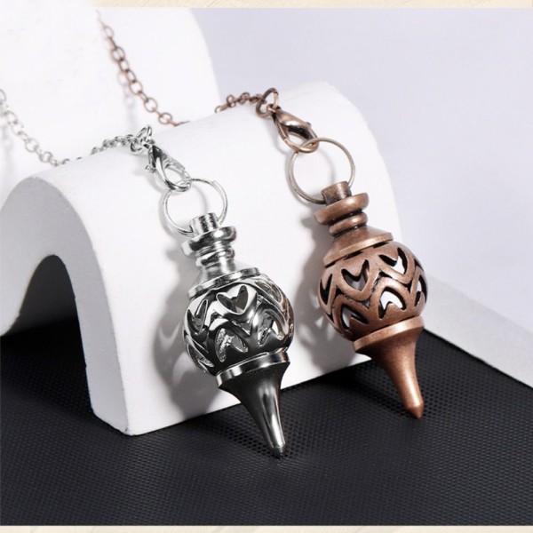 Reiki Pendulum Pendant Dowsing Pendulum Healing Pendant ROSE Rose Gold