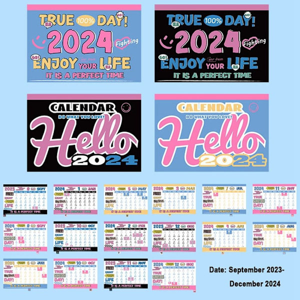 Desktop Calendar Minimalistisk Kalender STYLE 1 STYLE 1 Style 1