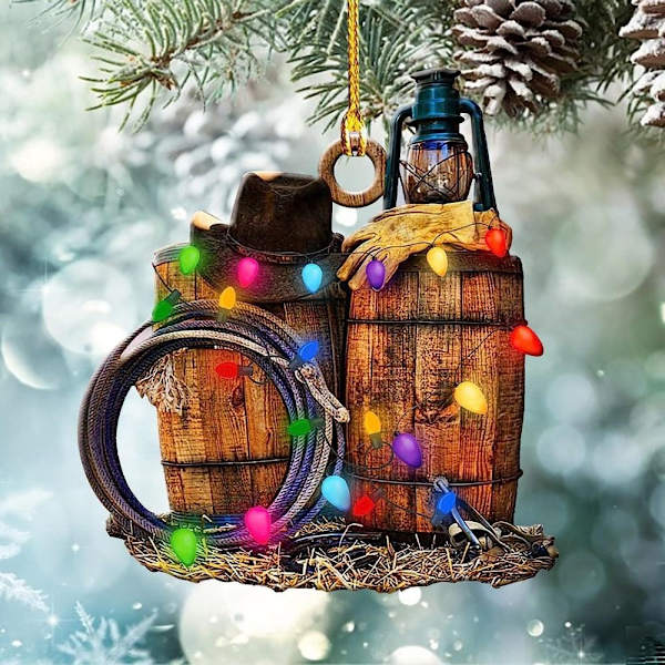 Hat Støvler Ornament Xmas Tree Hanging Sign C-3PCS C-3PCS C-3pcs